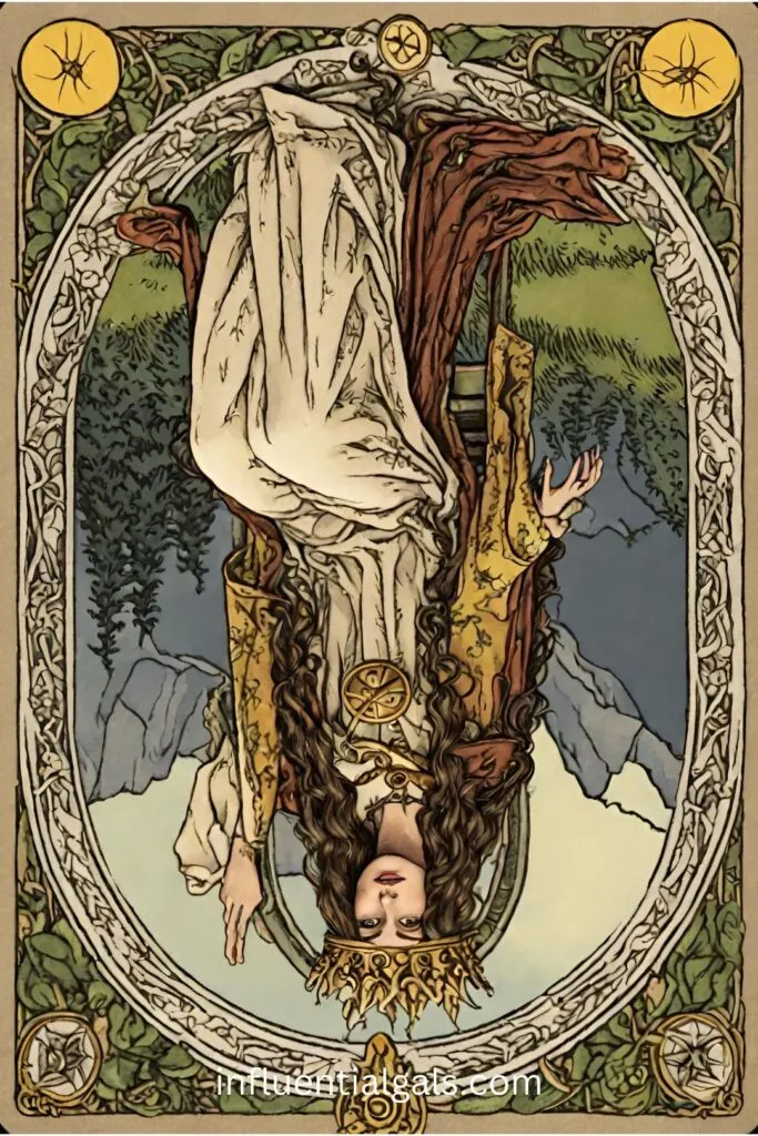 The Queen of Pentacles Reversed When Asking About Feelings