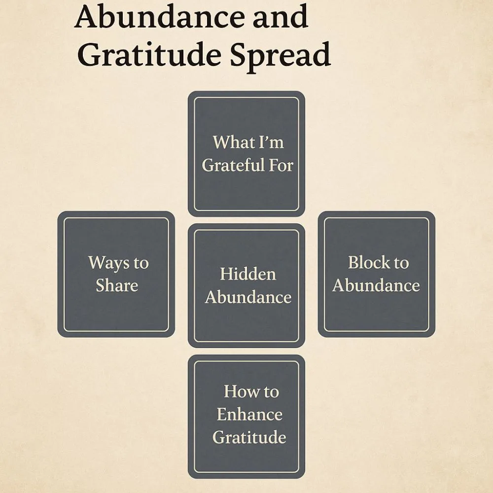 Abundance and Gratitude Spread