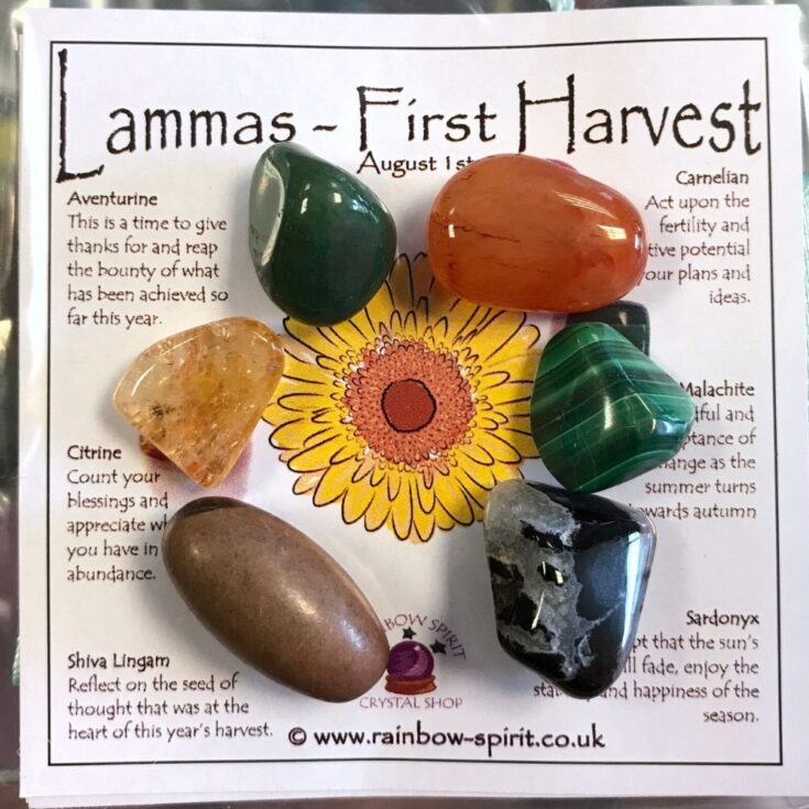 Image for Lammas Crystal Set with Info Poster