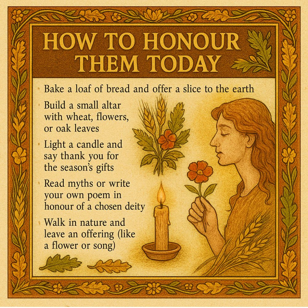 How to Honour Them Today