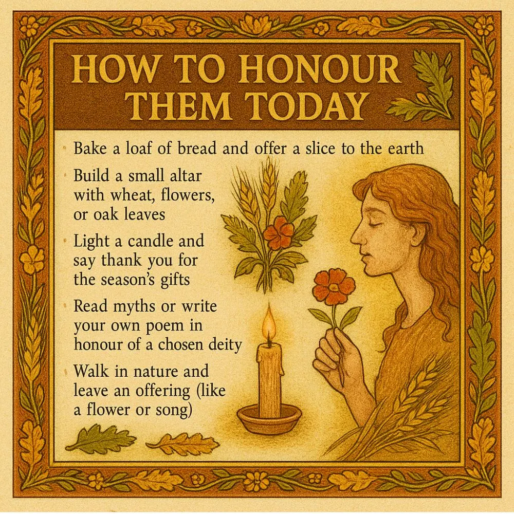 How to Honour Them Today