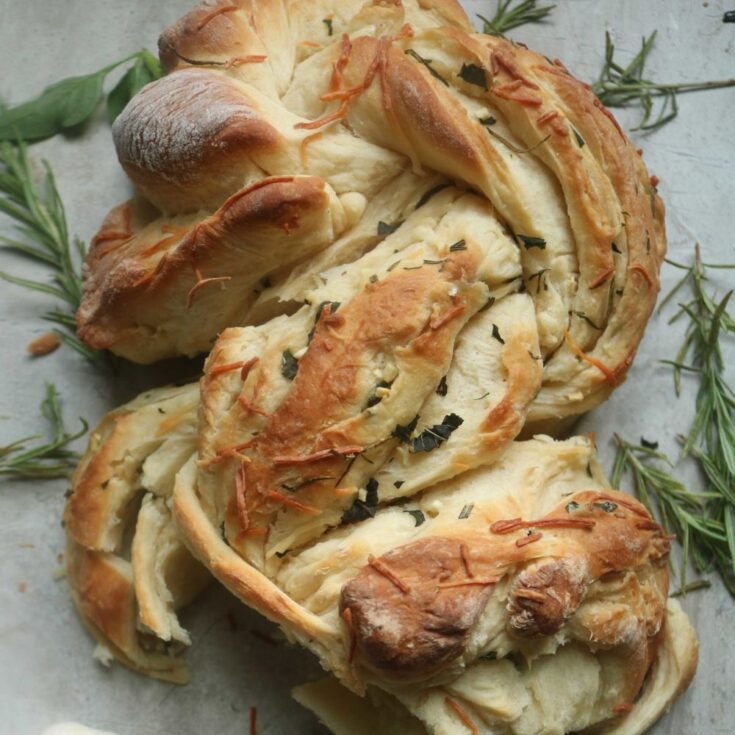 Image for Lammas Spiral Pesto Bread